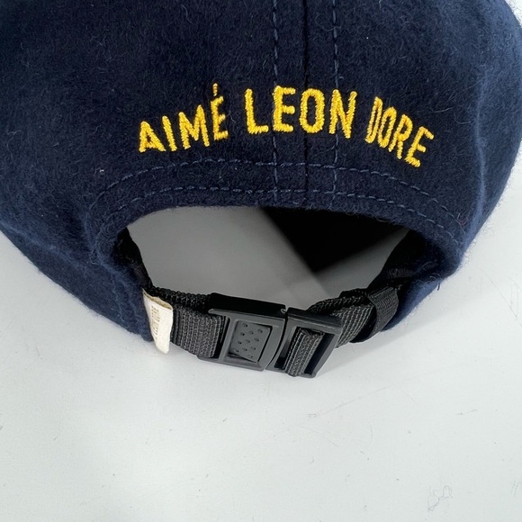 Aime Leon Dore Collegiate Chenille Varsity Letter A Patch Sky Captain Cap - Picture 4 of 7